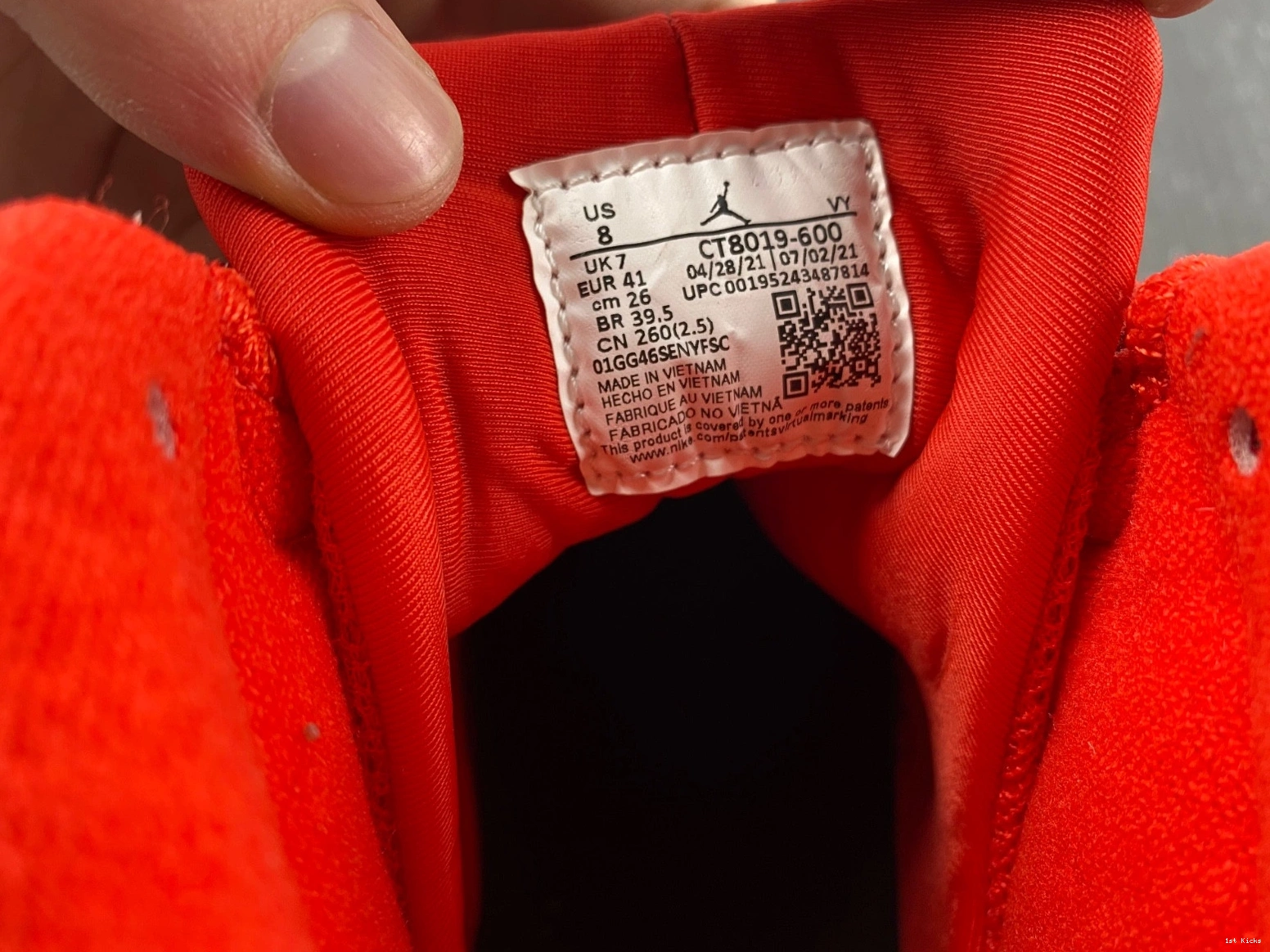 Red' Jordan Air  9 'Chile CT8019-600 0413